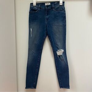 Frame Denim Le High Skinny jeans dark wash size 27